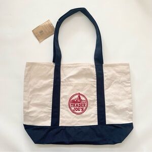Trader Joe's Canvas large shopping bag tote